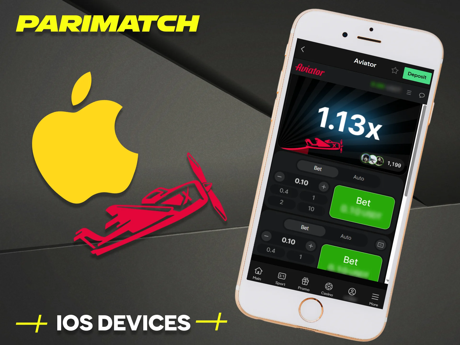 Learn how to play the Aviator game on your iOS devices through Parimatch.