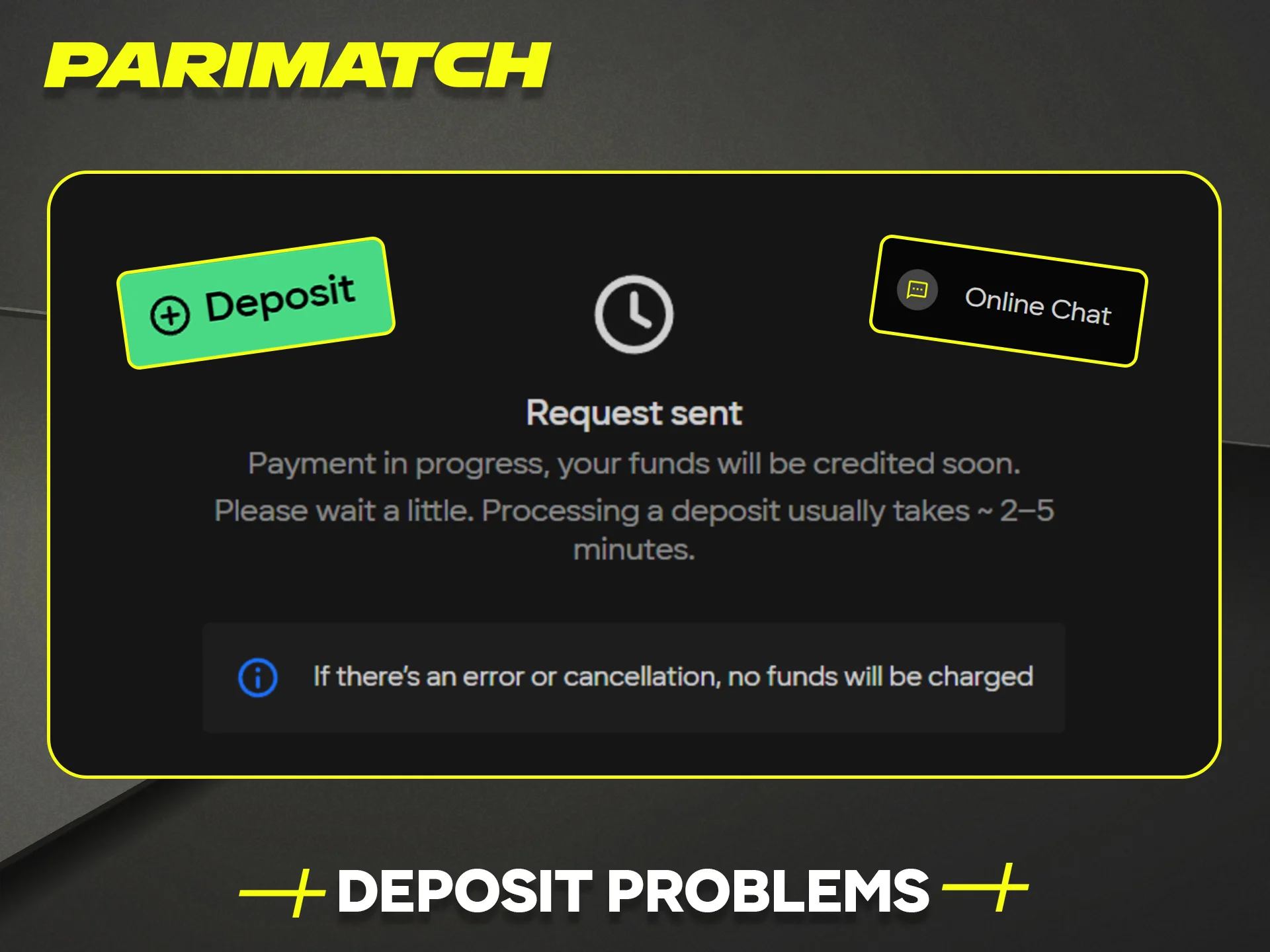 Find solutions for common deposit problems encountered at official Parimatch Tanzania.